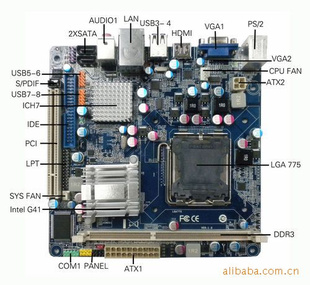 跳樓價(jià)MINI主板（MG41HD3G）