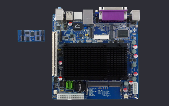 全新mini-ITX D2550主板 多媒體機/POS/排隊機/一體機