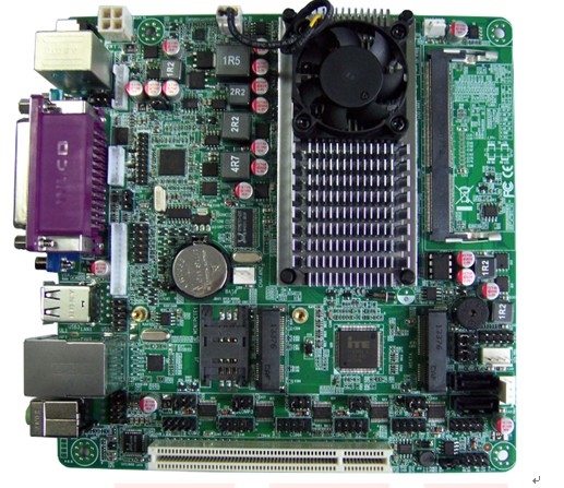 D525POS機主板 雙VGA6串口LPT主板